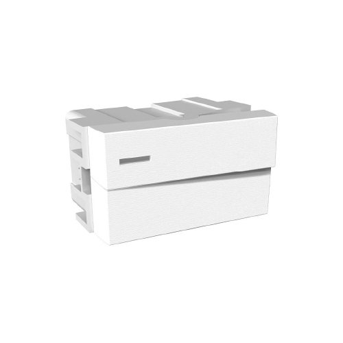 Interruptor combinación 220V 10A 1 1/2 módulo blanco